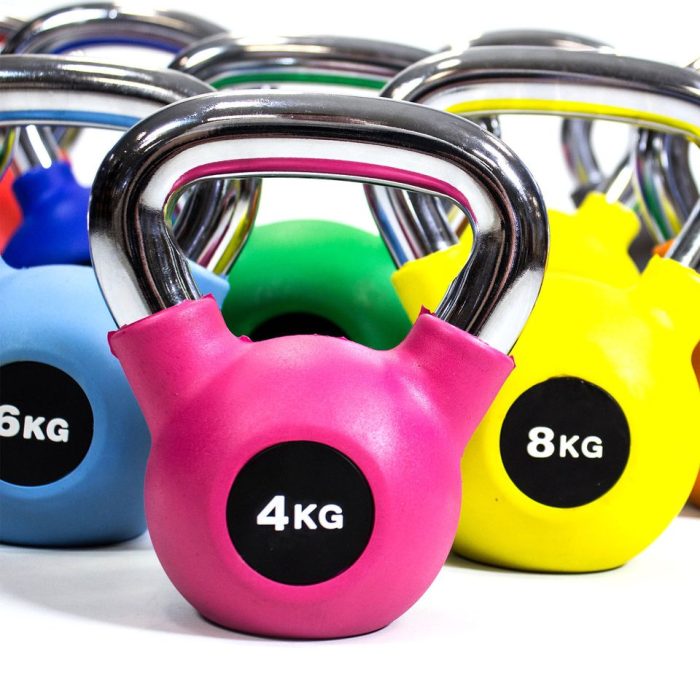 RUBBER COATED KETTLEBELLS