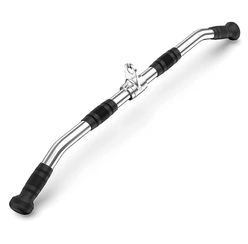 Fit LAT Bar 33 Inch Cable Attachment with Rubber Handgrips